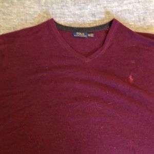 Ralph Lauren merino wool v-neck sweater